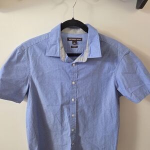 Michael Kors Light Blue Casual Shirt